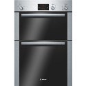 HBM13B251B Bosch HBM13B251B Classixx Electric Built-in Double Fan Oven - Brushed Steel