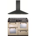 444442564 Stoves Richmond 1000GT Cha Range Cooker And S1000DCP BK Chimney Hood