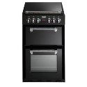 444442896 Stoves Richmond 550DFW Mini Range 55cm Dual Fuel Cooker - Black