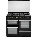 BUN/RCM10FRKP/68531 Cuisinemaster 100cm Dual Fuel Range Cooker In Black With FREE Swan Warming Tray Worth 49.99GBP