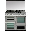 RCM10FRSP Leisure RCM10FRSP Cuisinemaster 100cm Dual Fuel Range Cooker in Silver