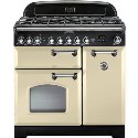 CDL90DFFCRC Rangemaster 90cm Classic Deluxe Dual Fuel Range Cooker FSD 80940
