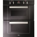 DC730BL CDA Electric Built Under Double Oven in Black