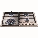 HCG612SS CDA 60cm Four Burner Gas Hob with FSD in Stainless steel