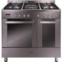 RC9021SS CDA 90cm Double Oven Dual Fuel Range Cooker in Stainless steel