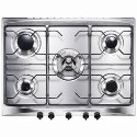 SE706S3 Smeg Cucina 70cm Gas Hob in Stainless Steel
