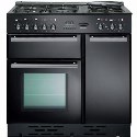TOLS90DFFGB Rangemaster 90cm Toledo Dual Fuel Range Cooker FSD 72850