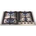 HCG622SS CDA 60cm Four Burner Gas Hob with FSD in Stainless steel