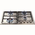 HCG602SS CDA 60cm Four Burner Gas Hob with FSD in Stainless steel