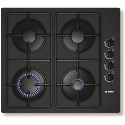 POP616B81E Bosch Classixx 60cm Four Burner Gas Hob in Black