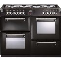 444440203 Stoves Richmond 1100DFT 110cm Dual Fuel Range Cooker - Black