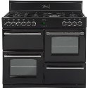444440394 Belling Classic 1100DFT 110cm Dual Fuel Range Cooker - Black