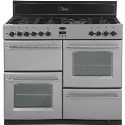444440401 Belling Classic 1100GT 110cm Gas Range Cooker in Silver