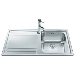 Smeg Rigae Single Bowl Sink with Left Hand Drainer - LE861S