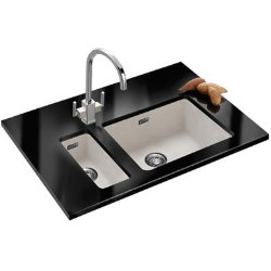 Franke Kubus Undermount 1.5 Bowl Granite Sink and Tap Designer Pack - KBG110_16-50PWDP