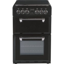 Stoves Richmond 550E Mini Range 55cm Electric Cooker in Black - 444449014