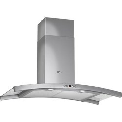 Neff Series 3 Curved 90cm Chimney Hood in Stainless steel