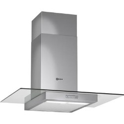 Neff Series 1 Flat Glass 70cm Chimney Hood in Stainless steel - D87E21N1GB