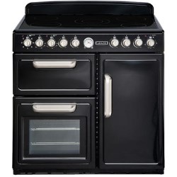 Leisure Traditional 90cm Electric Range Cooker in Black