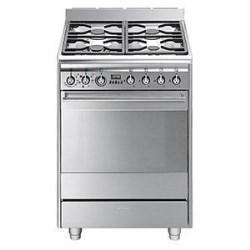 Smeg Concert Stainless Steel 60cm Dual Fuel Cooker - SUK61MX8