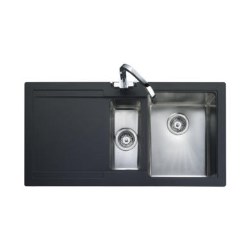 Smeg Fully Clad Stainless Steel Side by Side Fridge Freezer - FA55PCIL1