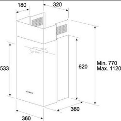 Beko 70cm Frost Free Freestanding Fridge Freezer in Silver - CF7914APS