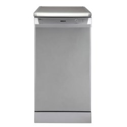 Beko Slimline 10 Place Freestanding Dishwasher in Silver - DSFS1531S