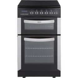 Smeg Concert 60cm Dual Fuel Cooker in Gloss Black - SUK61MBL8
