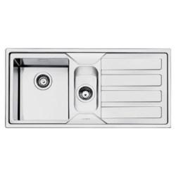 Smeg Mira Ultra Low Profile 1.5 Bowl Sink with Right Hand Drainer - LD102D