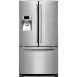 Samsung G-series 3-door Large Capacity Freestanding Fridge Freezer in Real Stainless Steel - RFG23DERS1