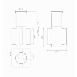 New World Newhome 600SID Twin Cavity 60cm Gas Cooker in Silver - 444441153