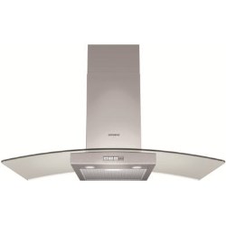 Siemens iQ100 Curved Glass 90cm Chimney Hood in Stainless steel - LC94GA520B