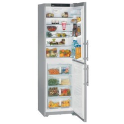 Liebherr Dual Temperature Control NoFrost Freestanding Fridge Freezer with Stainless Steel Doors - CNPESF3913