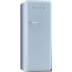Smeg 50s Style Right Hand Hinge Freestanding Fridge with Ice Box in Pastel Blue - FAB28QAZ1