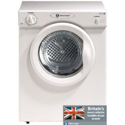 White Knight 38AW 3kg Freestanding Vented Tumble Dryer in White