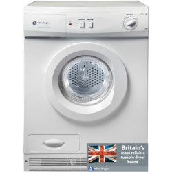 White Knight 7kg Freestanding CondenserTumble Dryer in White - 77AW