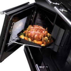 CDA Curved Glass 90cm Chimney Hood in Stainless steel - ECP91SS