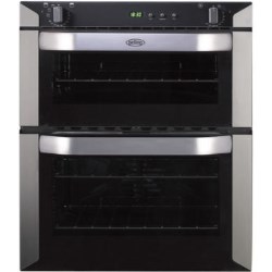 Belling BI70FSTA Electric Built-under Double Oven in Stainless Steel - 444449619