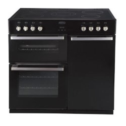 Belling DB4 90E Ceramic 90cm Electric Range Cooker in Black