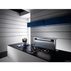 Elica Andante 90cm Downdraft Extractor in Stainless Steel and White Glass with GME77 External Motor - ANDANTE_GME_7_WH