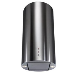 CDA 40cm Cylinder Chimney Hood in Stainless steel - EVC4SS