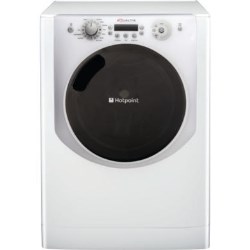 Hotpoint Aqualtis Steam 11kg 1400rpm Freestanding Washing Machine in White and Ice - AQ113F497I