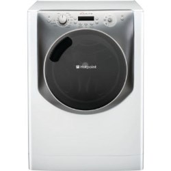 Hotpoint Aqualtis Steam 11kg 1400rpm Freestanding Washing Machine in White and Tungsten - AQ113F497E