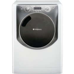 Hotpoint Aqualtis Steam 11kg 1200rpm Freestanding Washing Machine in White and Tungsten - AQ113L297E