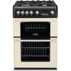Hotpoint Professional Double Oven 60cm Gas Cooker in Cream - CH60GPCF