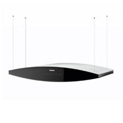 Miele Aura Touch Control 100cm Island Hood in White and Black - DA7000D
