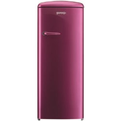 Gorenje Retro Style Right Hand Hinge Freestanding Fridge with Ice Box in Pink - RB60299OP