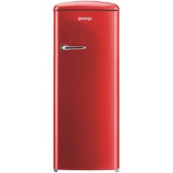 Gorenje Retro Style Right Hand Hinge Freestanding Fridge with Ice Box in Red - RB60299ORD