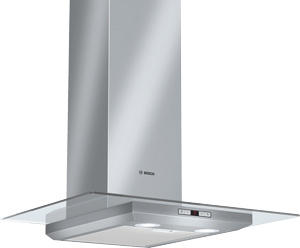 Bosch Exxcel Flat Glass 70cm Chimney Hood in Brushed steel - DWA07E650B