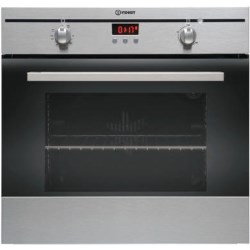 Indesit Fanned Electric Built In Single Oven with Programmable Timer in Stainless Steel - FIM33KAIX